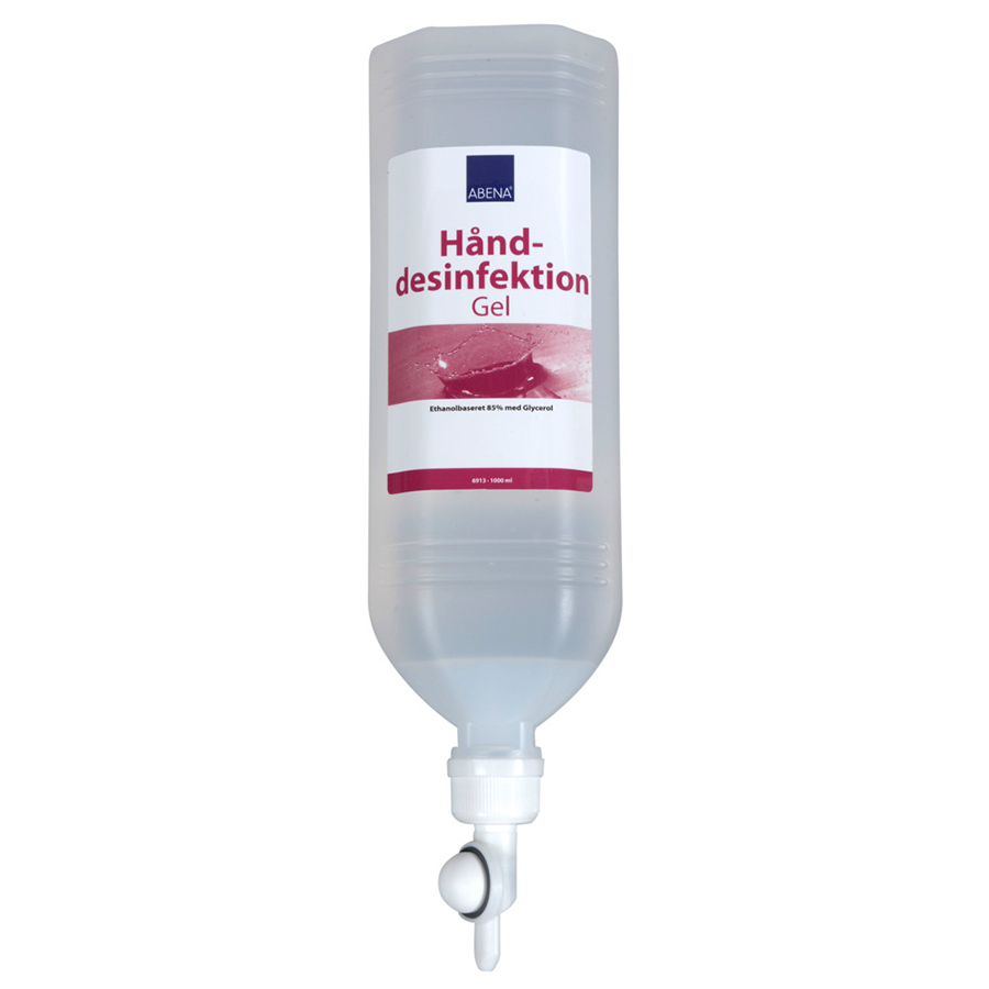 Abena Hånddesinfektionsgel 85  Ethanol  1000 Ml
