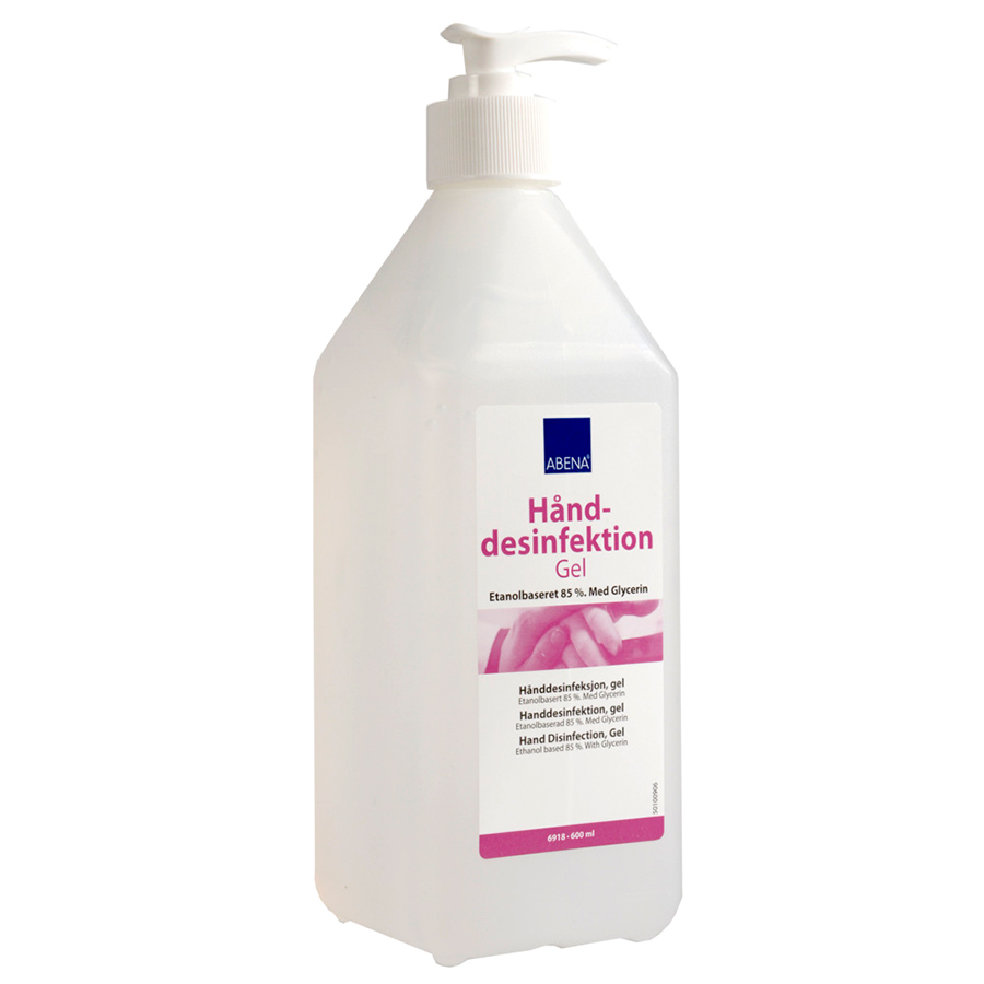 Abena Hånddesinfektionsgel 85  Ethanol  600 Ml