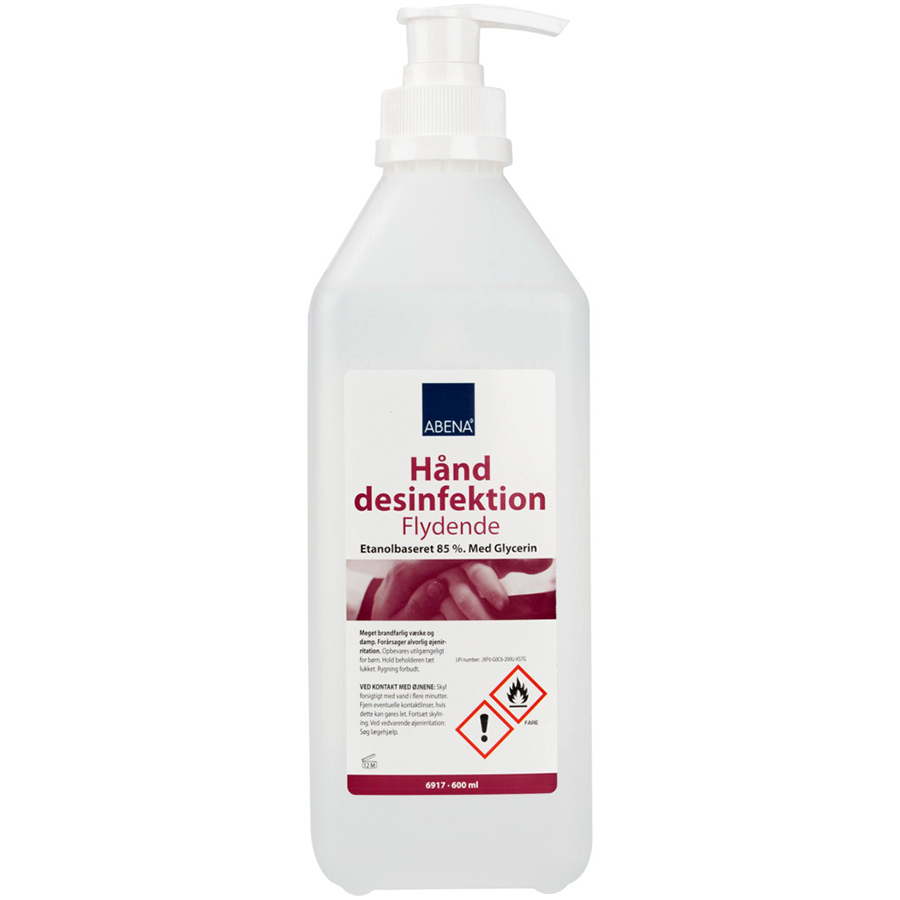 Abena Håndsprit 85  Ethanol  600 Ml