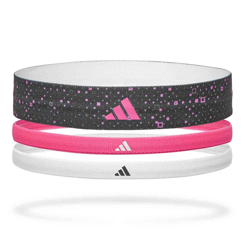 Adidas 3 Pak Hårbånd   Lucid Pink