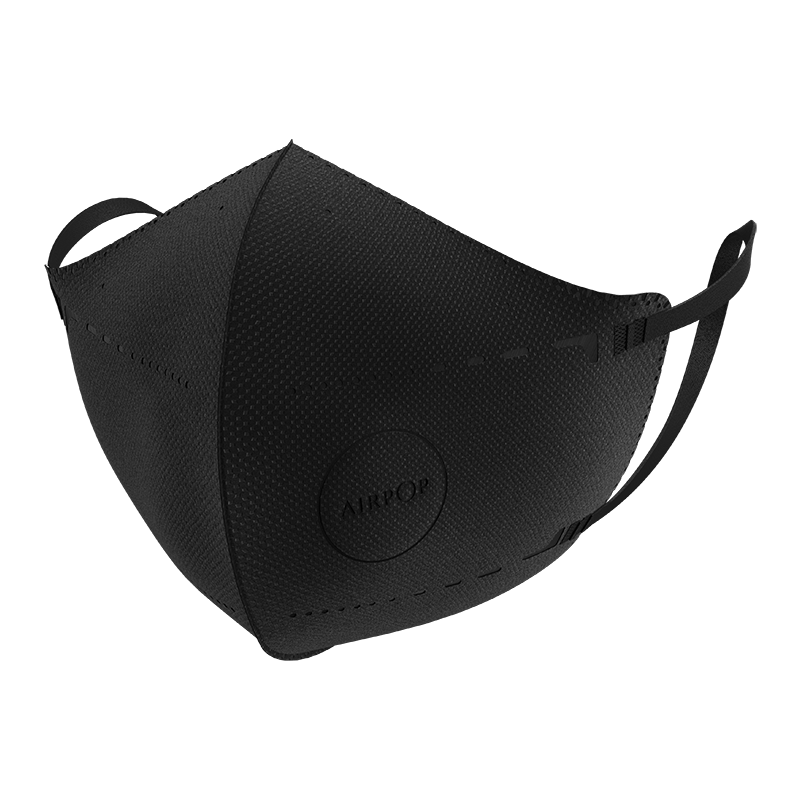 Airpop Pocket 2 Pack Mundbind Maske  Sort