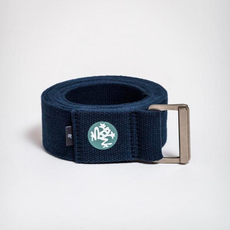 Align Bomuld Yoga Bælte  Midnight   244x4 Cm