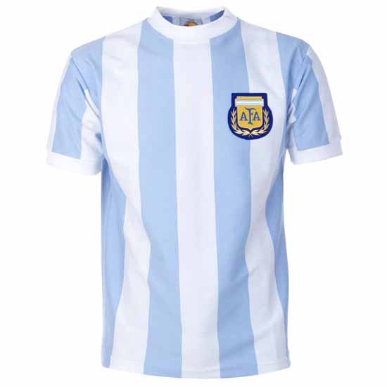 Argentina 1986 World Cup Retro Football Shirt L