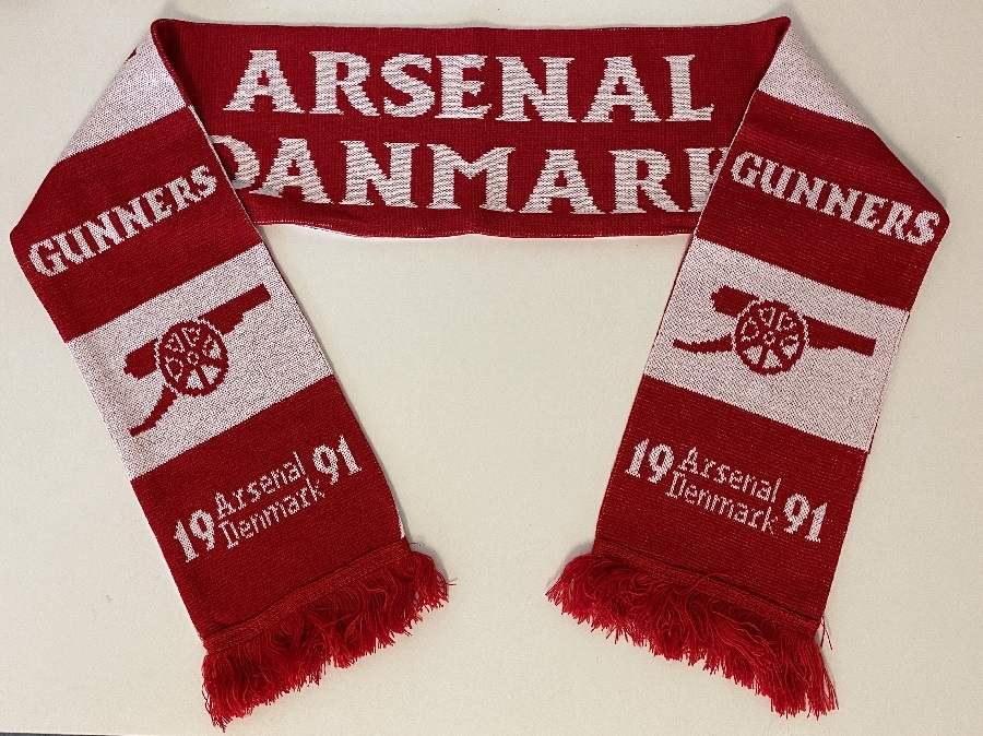 Arsenal Denmark Jacquard Knit Scarf Red One Size
