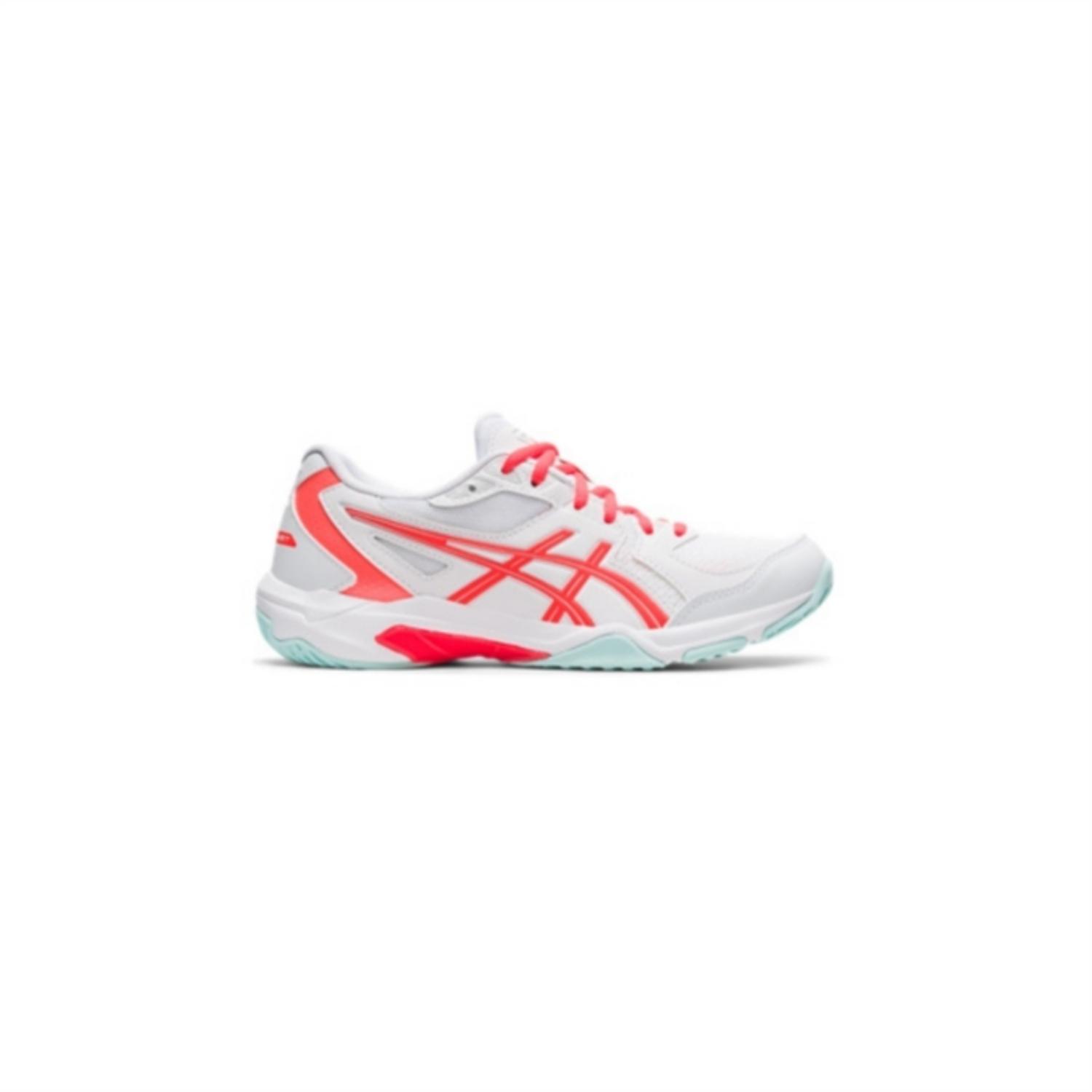 Asics Gel Rocket 10 Dame White Sunrise Red