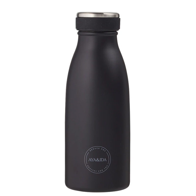 Aya Amp Ida Drikkeflaske  350 Ml   Sort