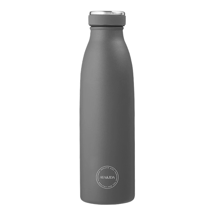 Aya Amp Ida Drikkeflaske  500 Ml   Dark Grey