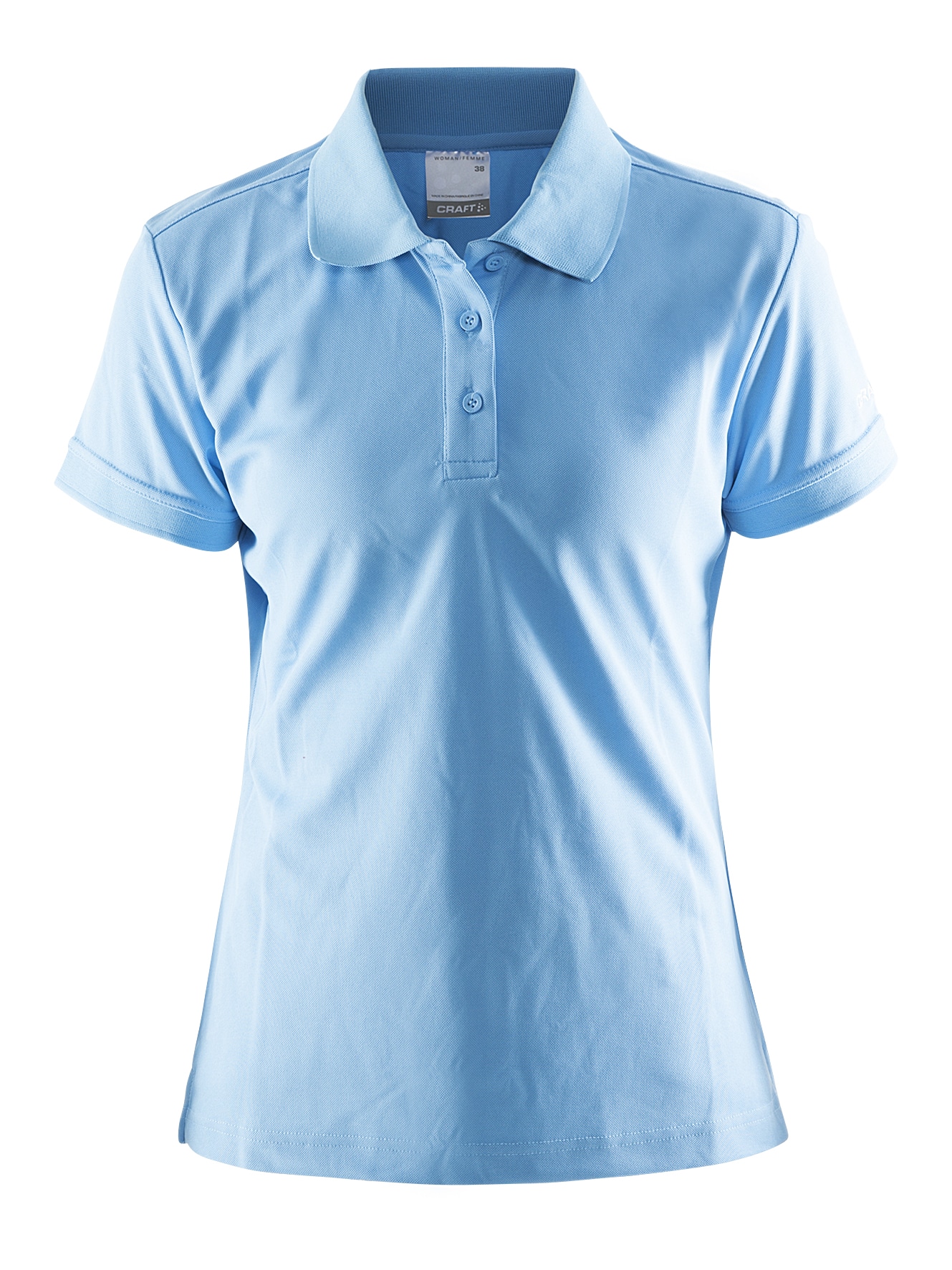 Craft   Polo Shirt Pique Classic Kvinder   Aqua 40 L
