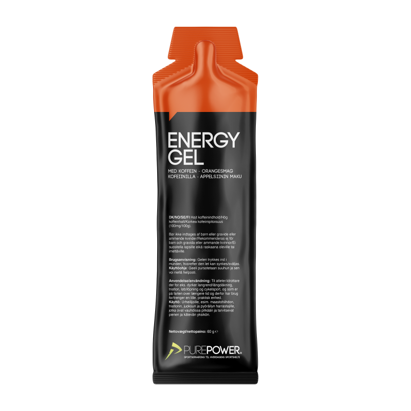 Energy Gel Koffein Appelsin 60 G