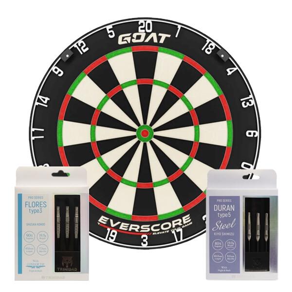 Goat Dartskive Med 2 Sæt Tungsten Pile