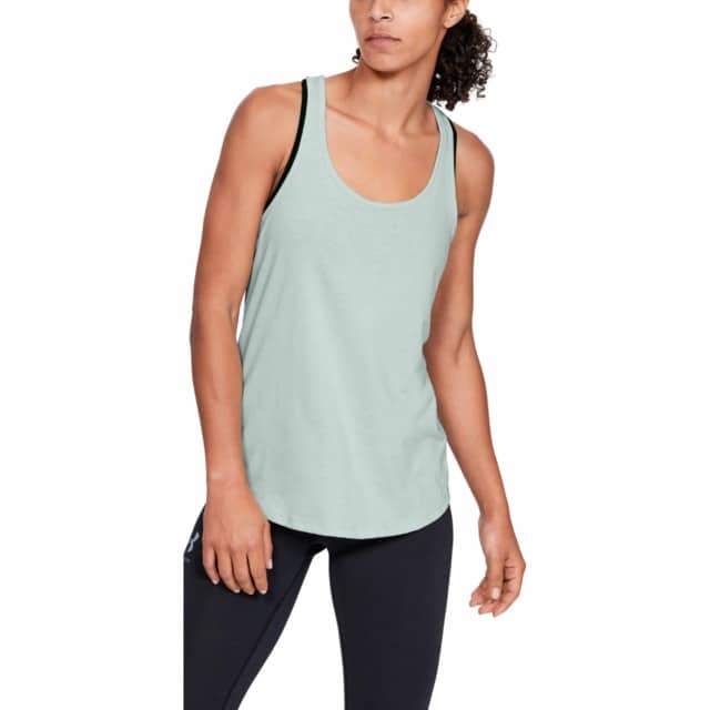 Kvinders Under Armour   Crossback Tank Top   Atlas Green Xs