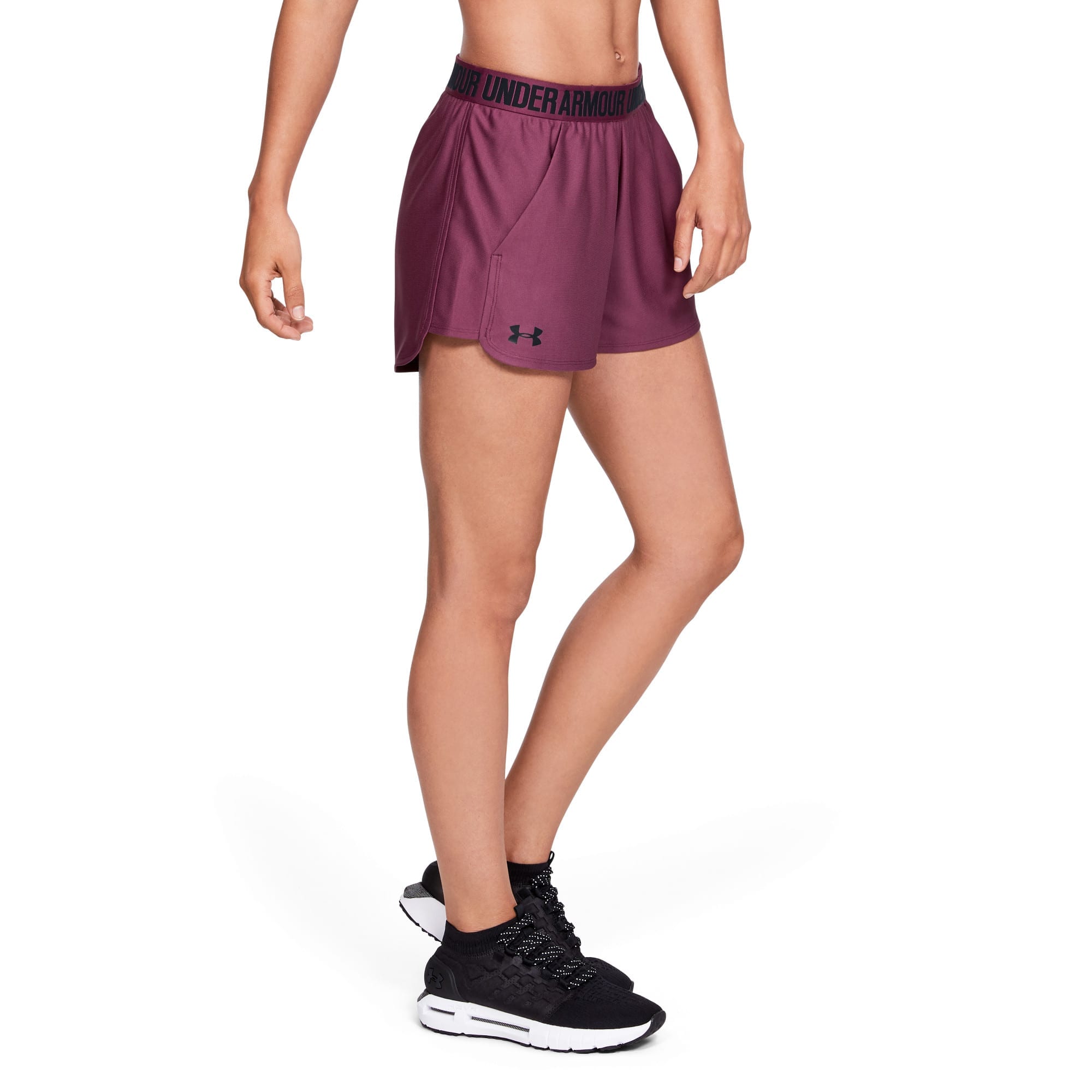 Kvinders Under Armour Shorts Play Up 2 0   Level Purple Xl