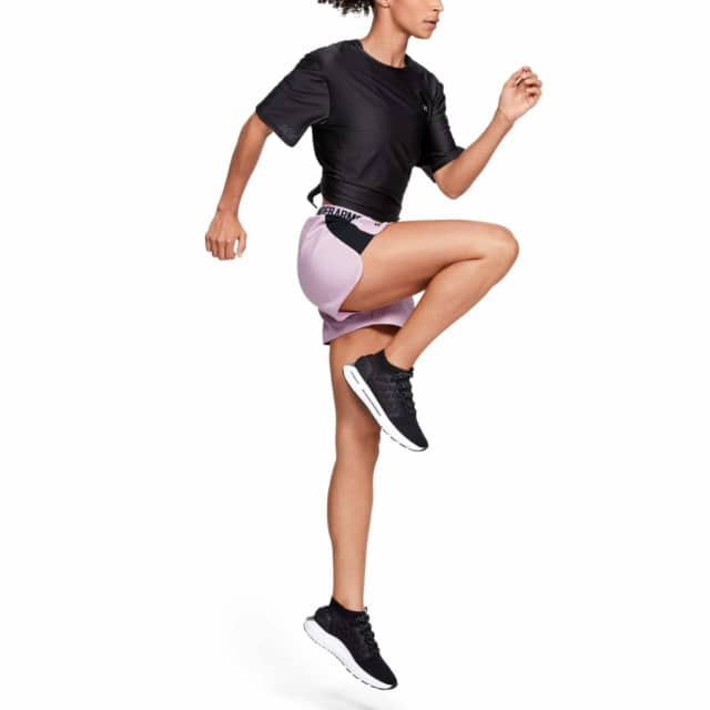 Kvinders Under Armour Shorts Play Up 2 0   Pink Fog Xl