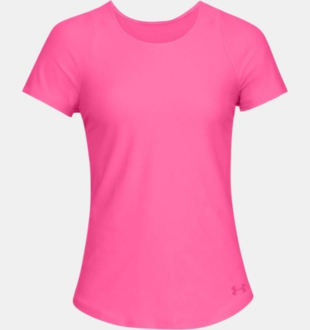 Kvinders Under Armour Vanish Highend Trænings T Shirt   Pink S