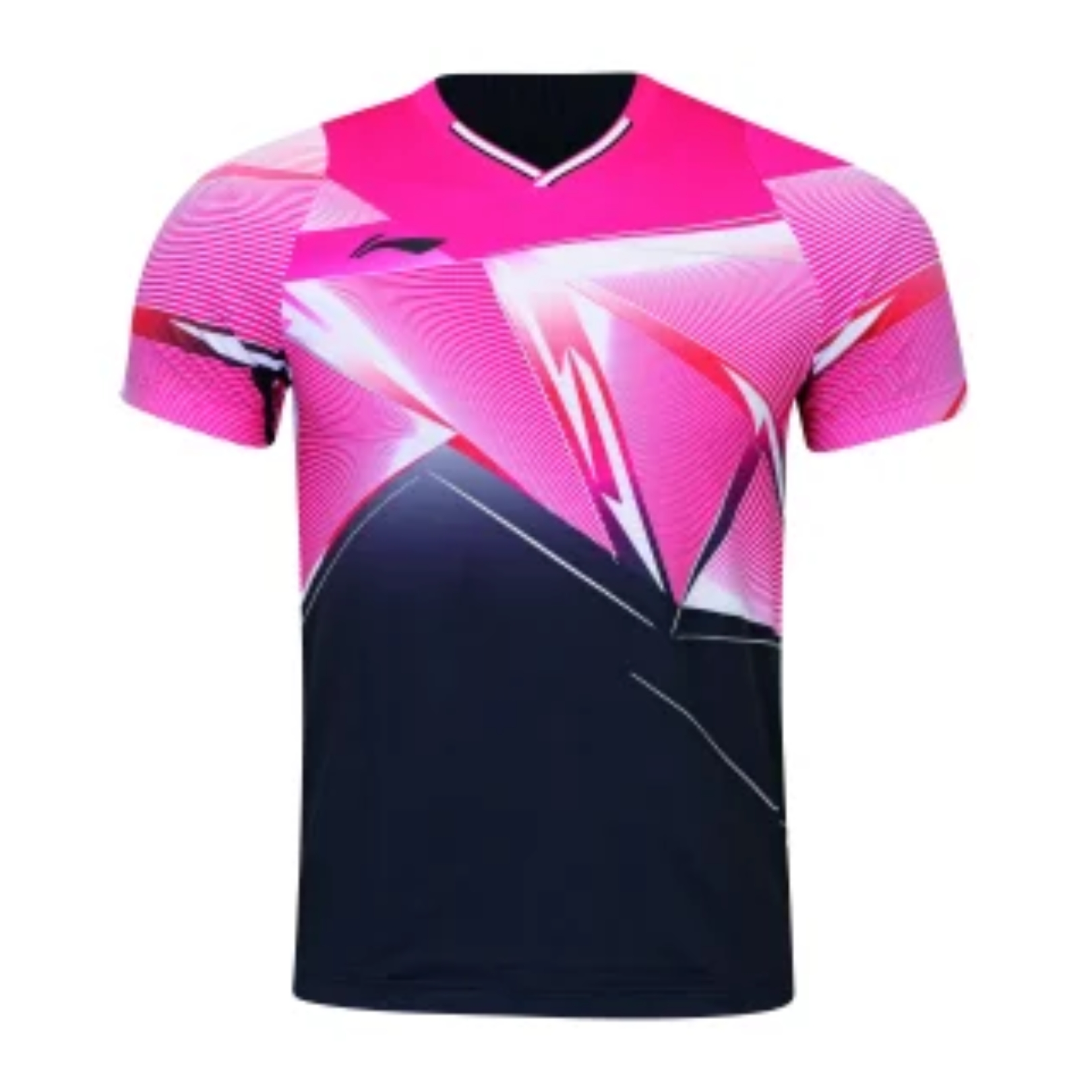 Li Ning Aays131 4 T Shirt Black Pink