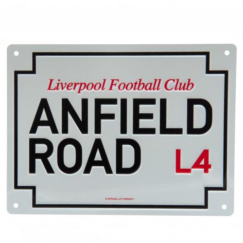 Liverpool Fc Anfield Road Skilt