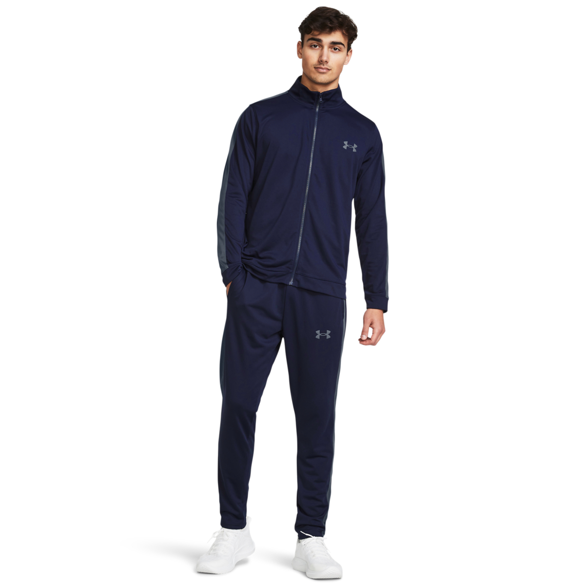 Mænds Under Armour   Knit Track Suit   Midnight Navy 3xl