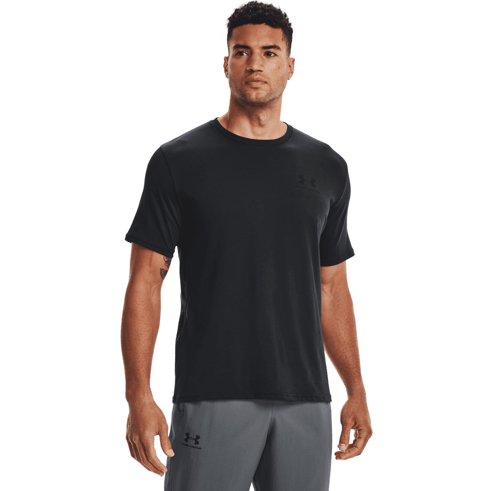 Mænds Under Armour   Sportstyle Left Chest   Sort 5xl