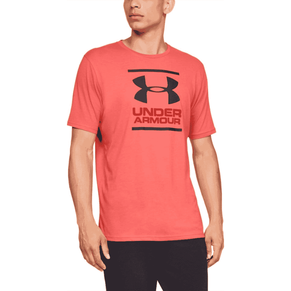 Mænds Under Armour T Shirt Gl Foundation Med Brystlogo   Orange S