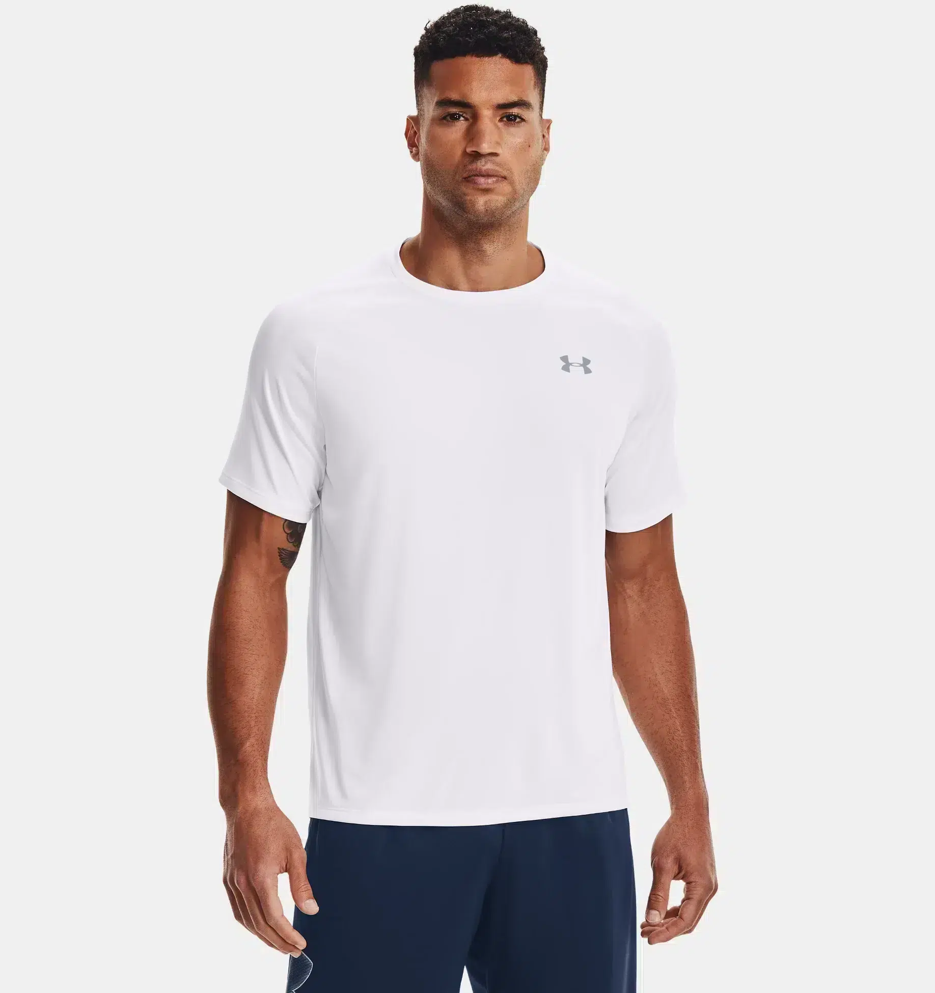 Mænds Under Armour Tech 2 0 T Shirt   White 5xl