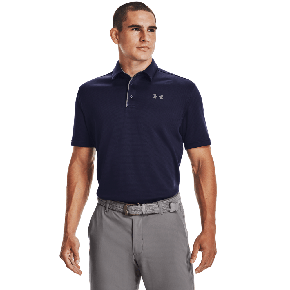 Mænds Under Armour   Tech Polo   Midnight Navy Xs