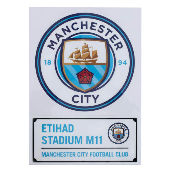 Manchester City A4 Bil Klistermærker
