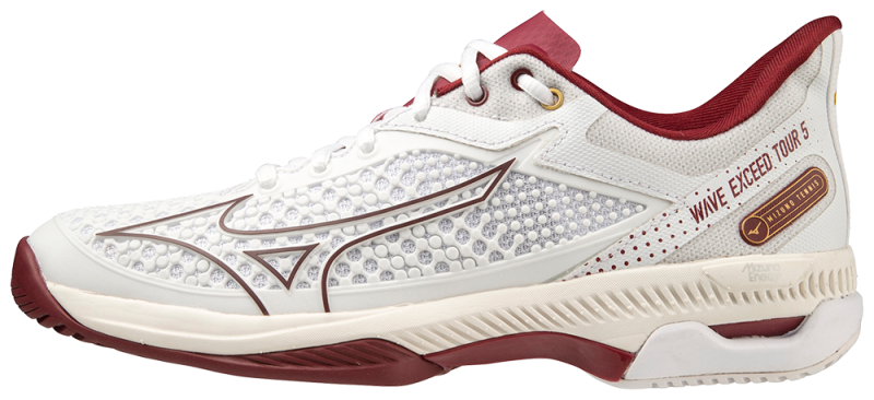 Mizuno Wave Exceed Tour 5 Ac Women Padelsko  White Cabernet Papyrus    38 5