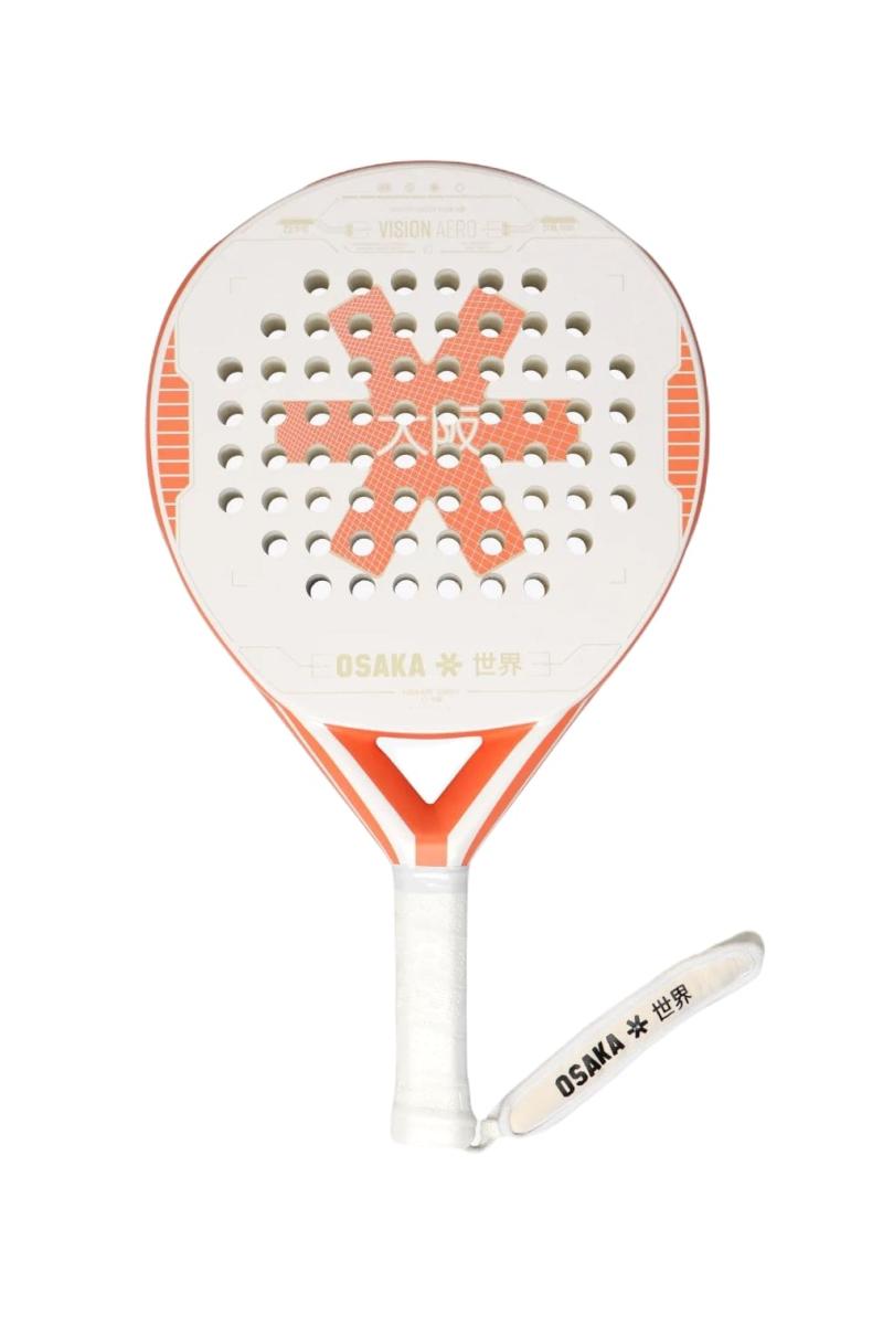 Osaka Vision Aero Control 2023 Padelbat  White Peach