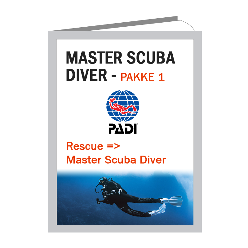 Padi Master Scuba Diver   Pakke 1