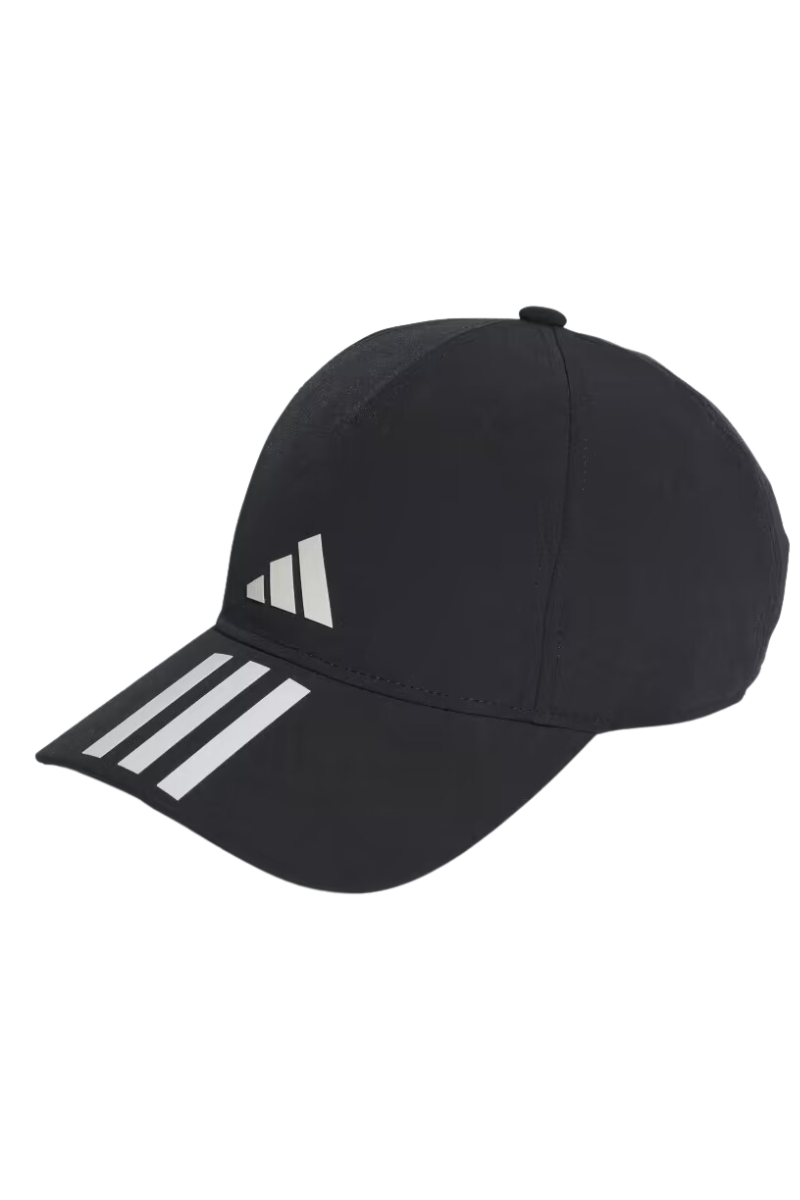 Adidas Bb 3 Stripes Cap   Sort   Kasket