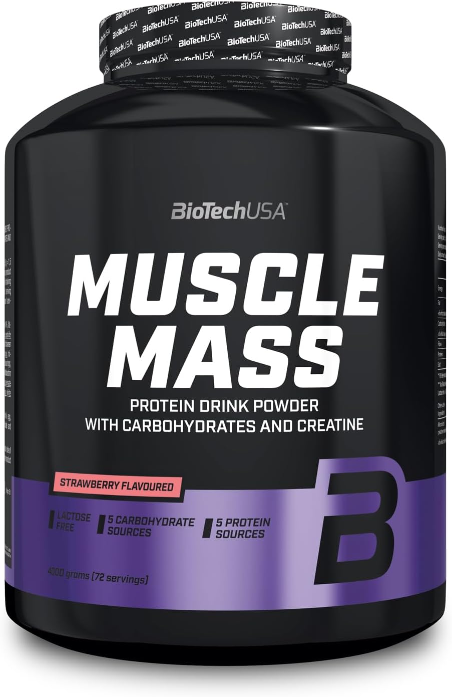 Biotech Usa   Muscle Mass Strawberry   4000g