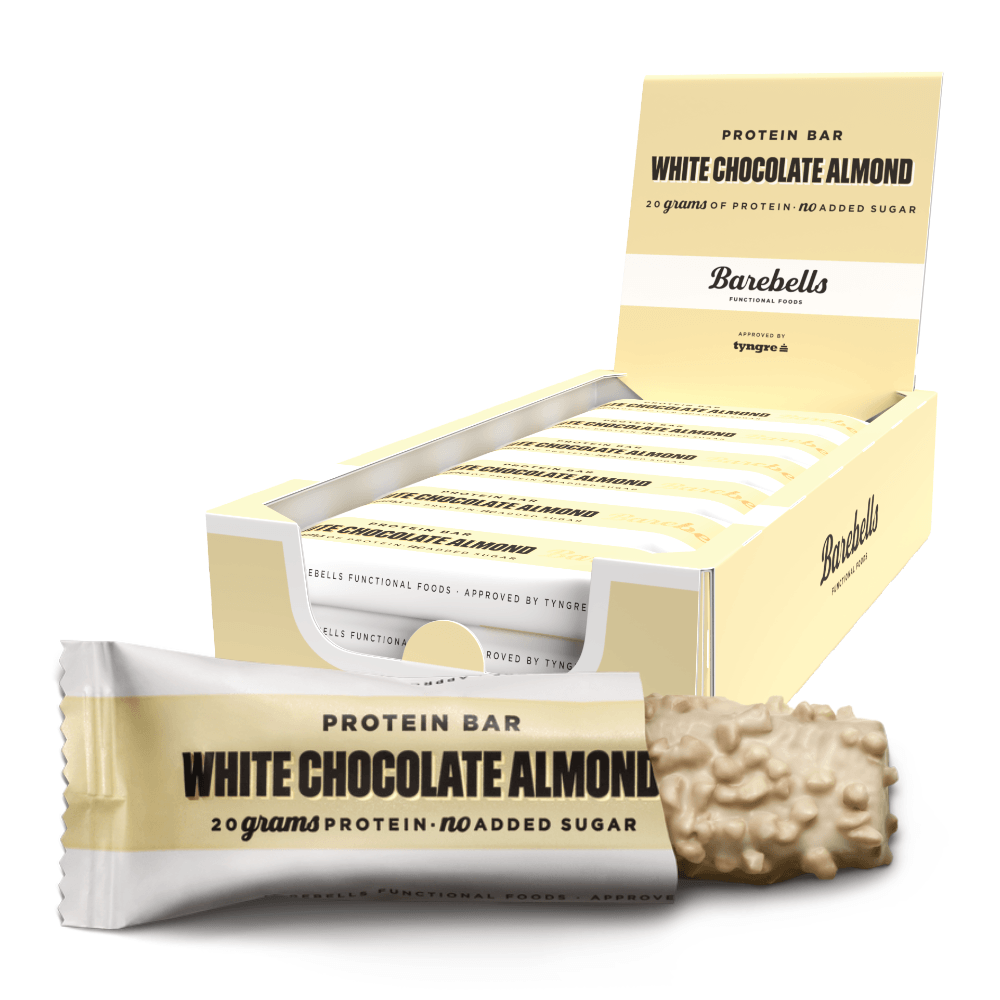 Barebells Protein Bar   White Chocolate Almond  12x 55g