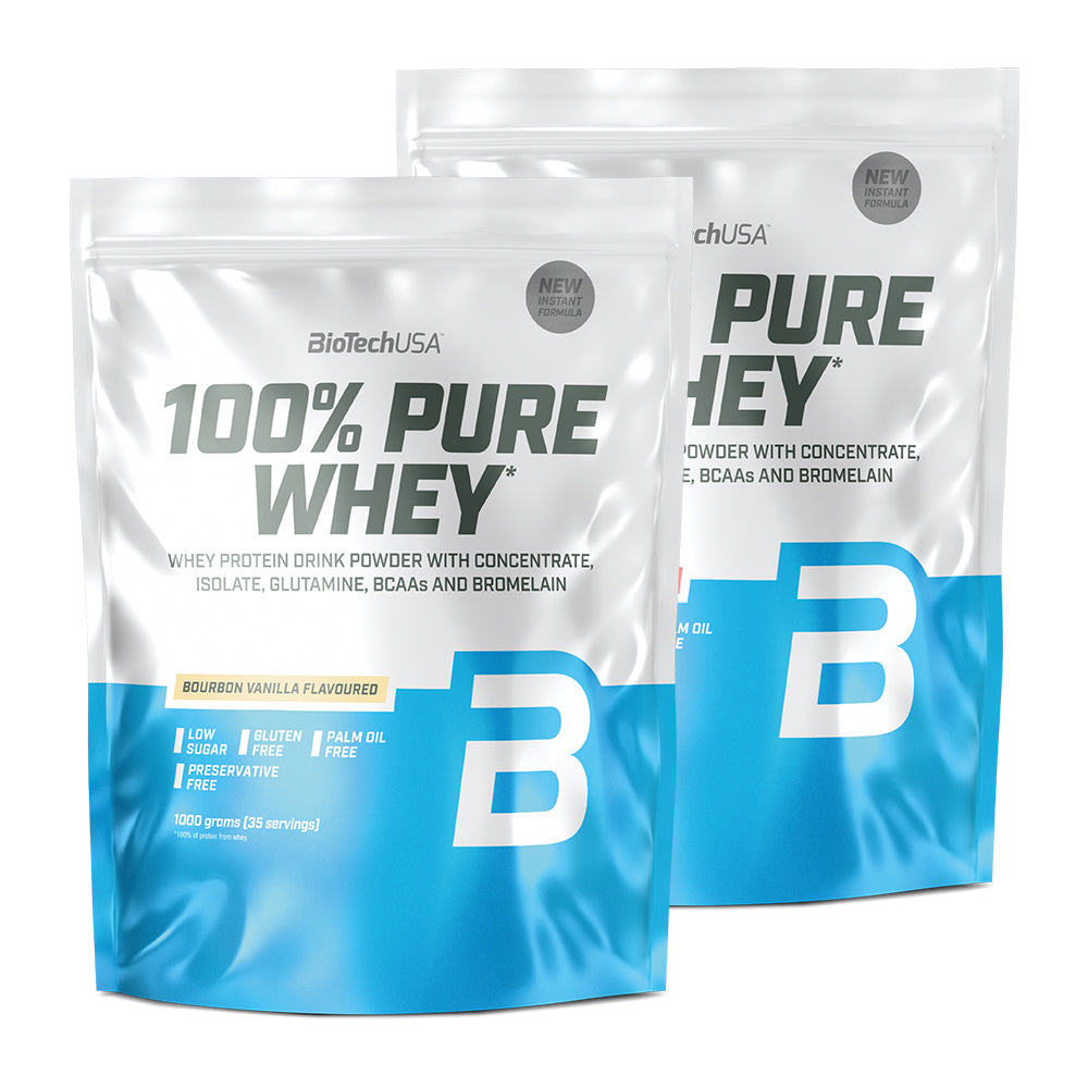 Biotechusa 100  Pure Whey   Proteinpulver  2x1 Kg