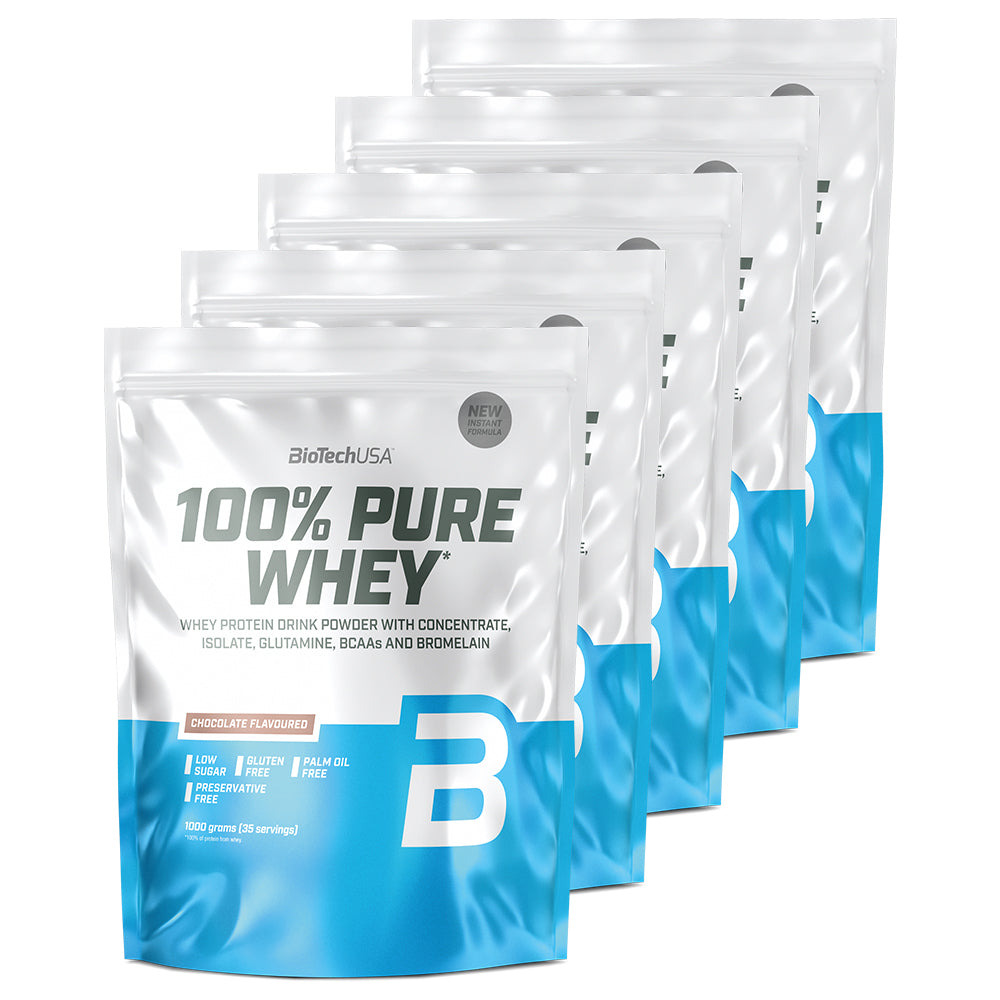 Biotechusa 100  Pure Whey   Proteinpulver  6x1 Kg    Proteinpulver