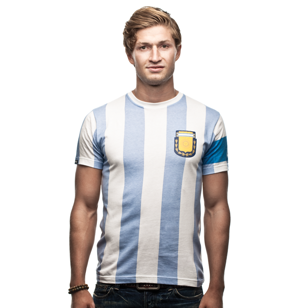 Copa Argentina Capitano T Shirt   White M   50 52