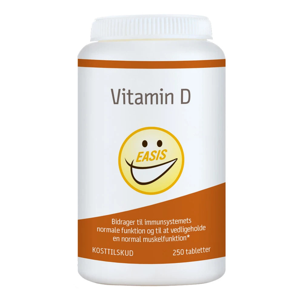 Easis Kosttilskud   Vitamin D  250stk