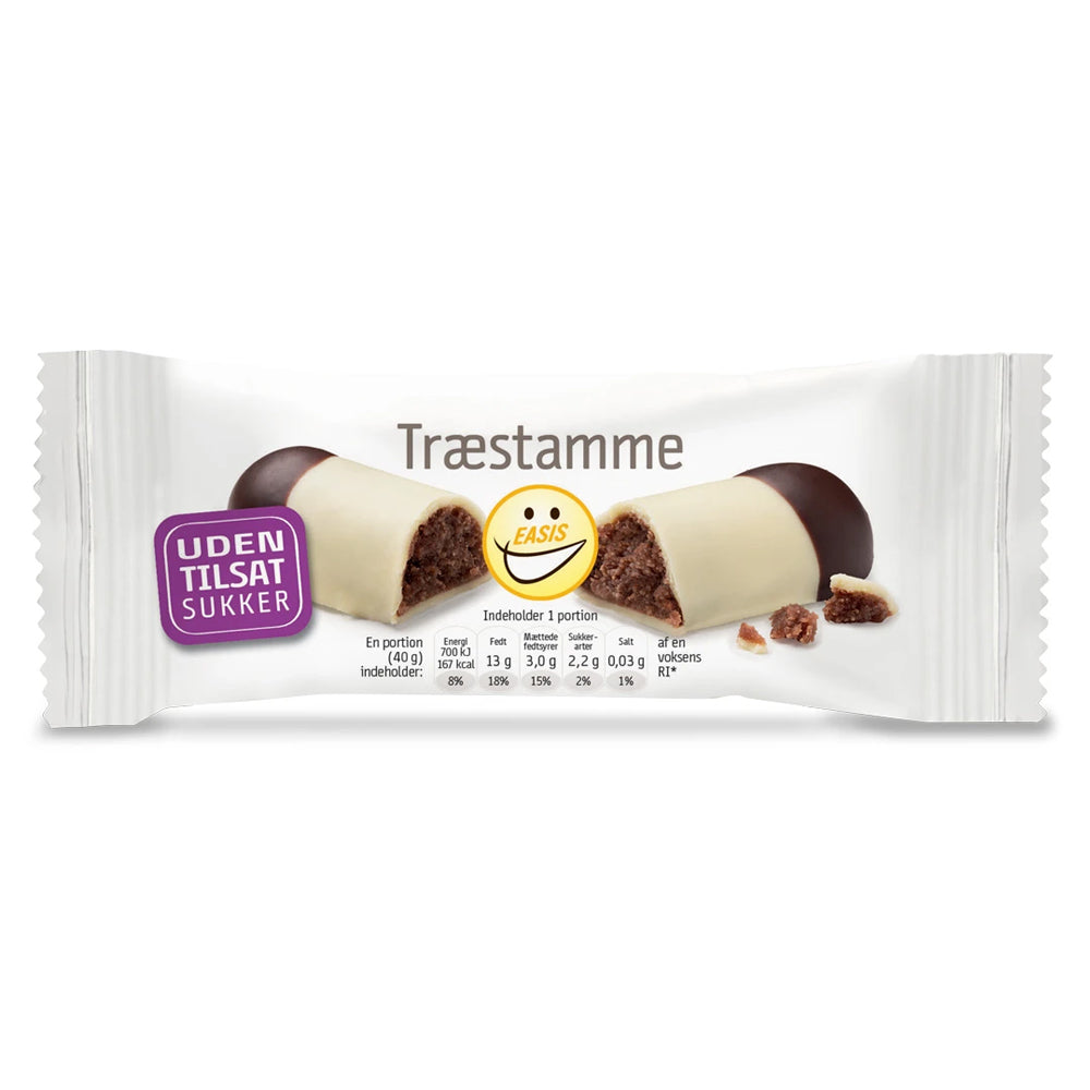 Easis Marcipanbrød  40g    Træstamme   Proteinsnacks