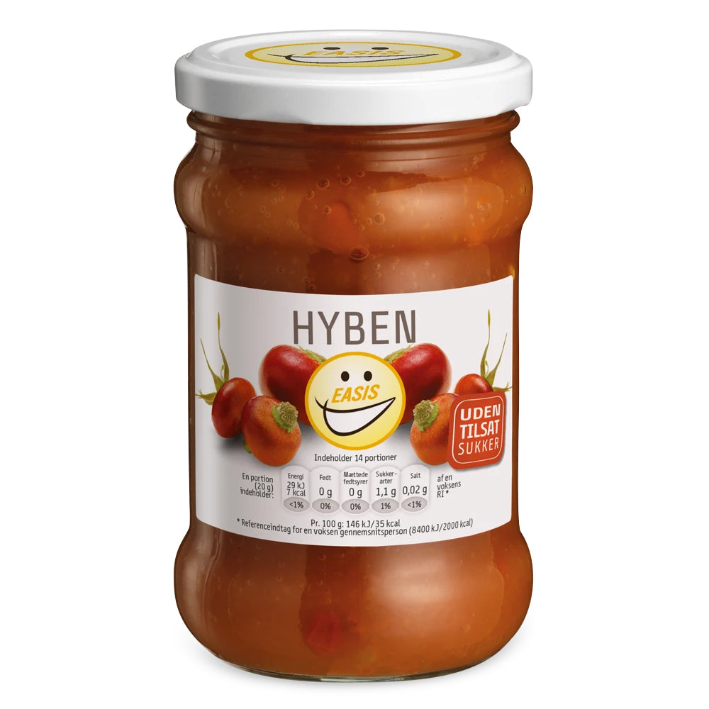 Easis Marmelade  285g    Hyben   Obs  Bedst Før 22 3 25   Dressinger   Toppings