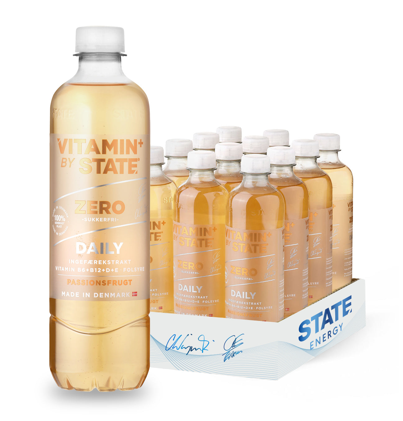 State Zero Vitamin   Passionsfrugt  12x 500ml    Drikke