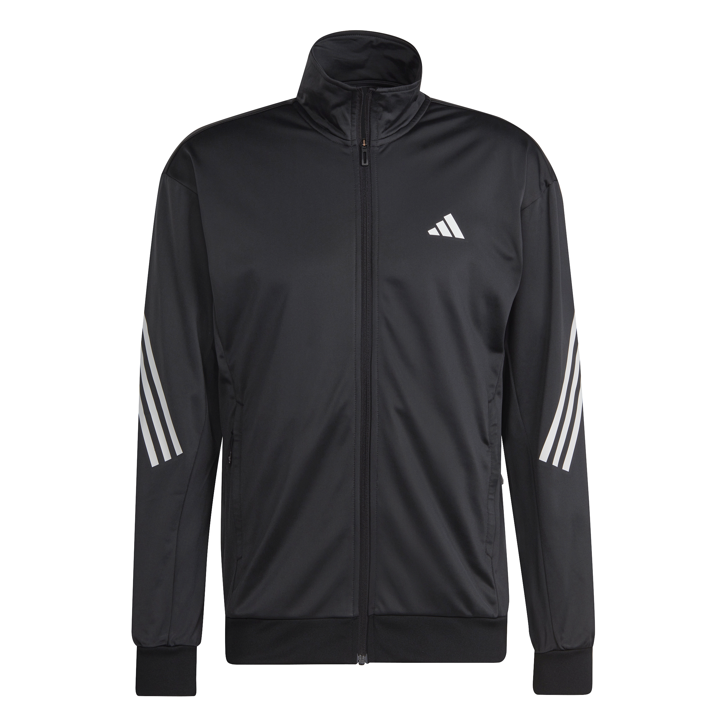 Adidas 3 Stripe Knitted Jacket  Sort    S