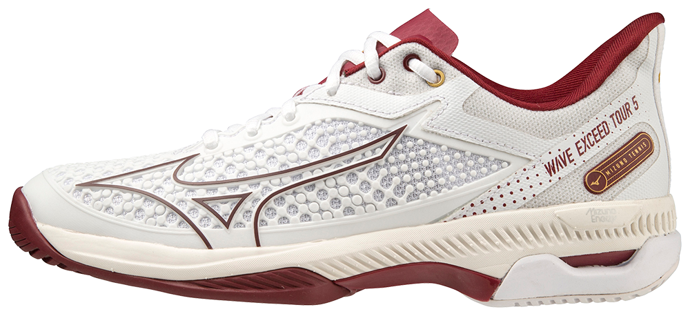 Mizuno Wave Exceed Tour 5 Ac Women Padelsko  White Cabernet Papyrus    39