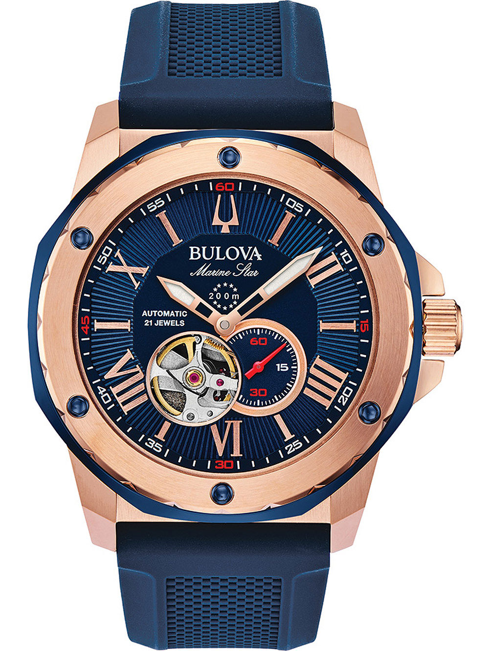 Bulova 98a227 Herreur Marine Star Automatik