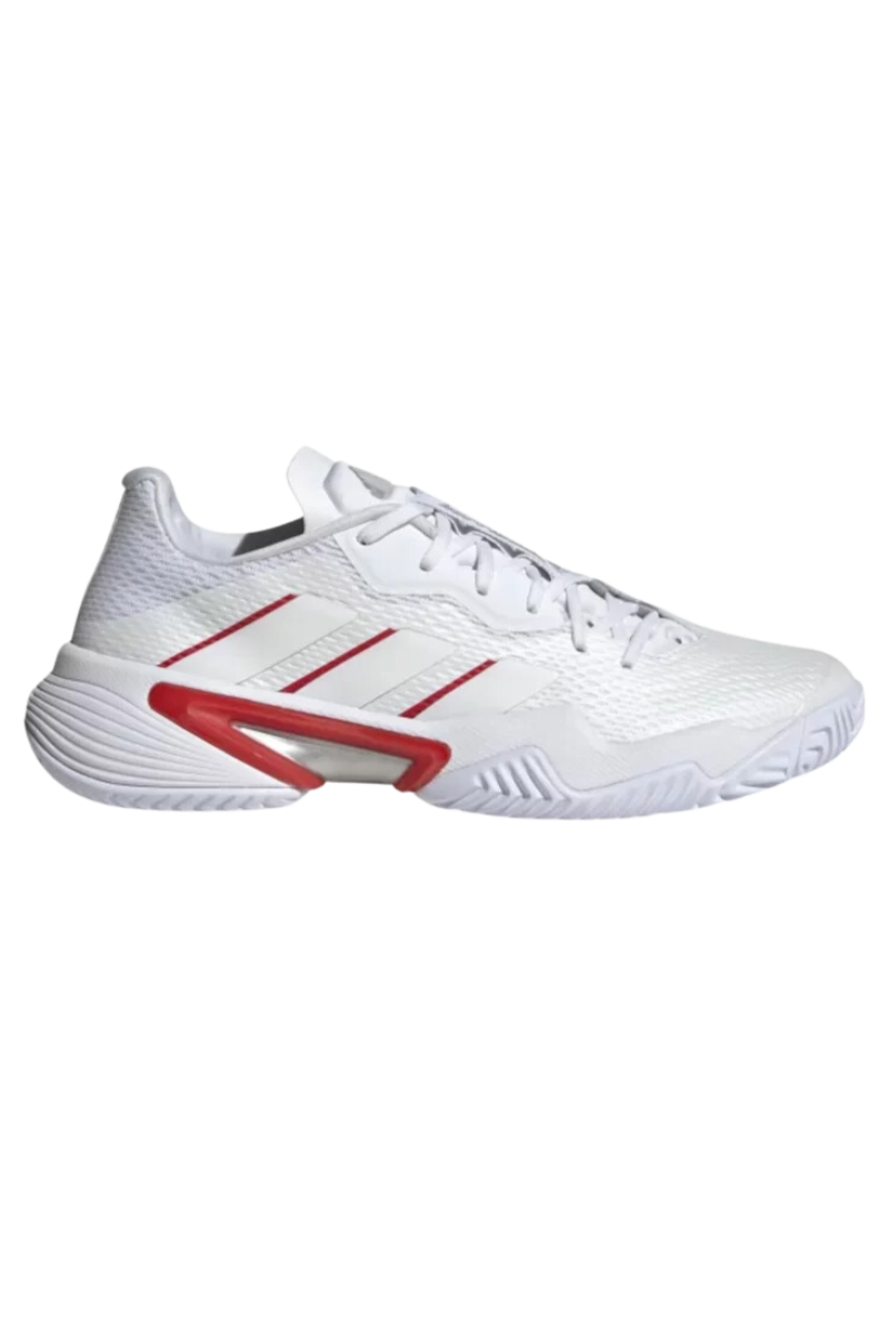 Adidas Barricade   Dame Padel Sko   Hvid   Rød